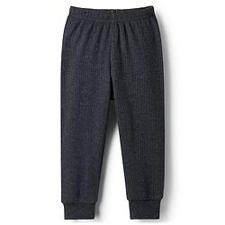 Babyhug Knit Full Sleeves Solid Thermal Set With Vest - Charcoal Grey
