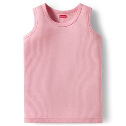 Babyhug Cotton Knit Full Sleeves Solid Thermal Vest & Pant Set - Pink
