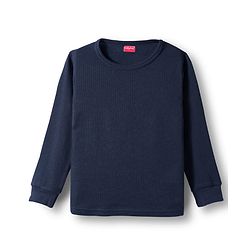 Babyhug Knit Solid Color Full Sleeves Pullover & Sleeveless Thermal Vest & Pant Set - Navy Blue