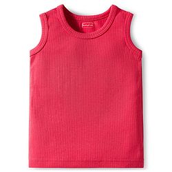 Babyhug Knit Full Sleeves Solid Pullover Thermal Set - Red