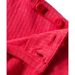 Babyhug Knit Full Sleeves Solid Pullover Thermal Set - Red