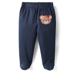 Babyhug Cotton Interlock Knit Animal Printed Bootie Leggings Pack of 3 - Multicolor