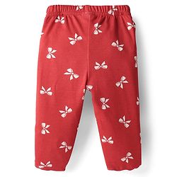 Babyhug Cotton Interlock Knit Animal Printed Bootie Leggings Pack of 3 - Multicolor