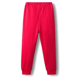 Babyhug Knit Full Length Solid Color Thermal Inner Wear Legging Pack of 2 - Navy Blue & Red