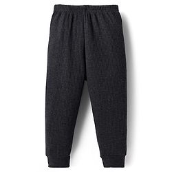 Babyhug Knit Full Length Solid Color Thermal Inner Wear Legging Pack of 2 - Charcoal Grey & Light Grey