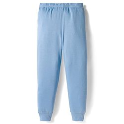 Babyhug Knit Full Length Thermal Wear Solid Leggings Pack of 2 - Pink & Light Blue