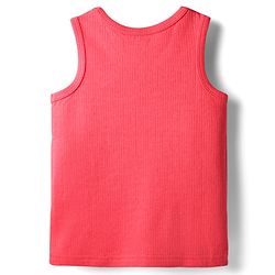Babyhug Cotton Knit Sleeveless Solid Coloured Thermal Wear Vest Pack Of 2 - Navy Blue & Dark Pink