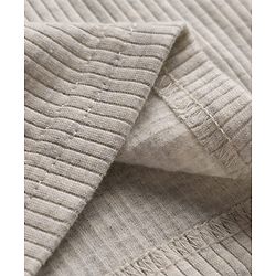 Babyhug Knit Sleeveless Solid Color Thermal Vests Pack of 2 - Light Grey & Charcoal Grey