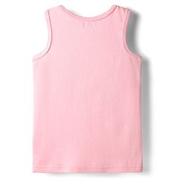 Babyhug Cotton Knit Sleeveless Solid Coloured Thermal Wear Vest Pack Of 2 - Pink & Light Blue