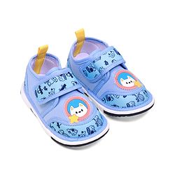 Cute Walk by Babyhug Velcro Closure Vehicles Printed Casual Shoes With Applique - Blue