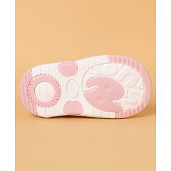 Cute Walk by Babyhug Casual Shoes With Velcro Closure & Bow Applique - Purple