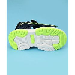 Cute Walk by Babyhug Velcro Closure Sandals - Navy Blue