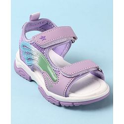 Cute Walk by Babyhug Velcro Closure Sandals - Purple