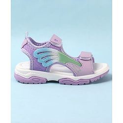 Cute Walk by Babyhug Velcro Closure Sandals - Purple