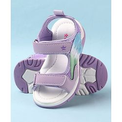 Cute Walk by Babyhug Velcro Closure Sandals - Purple