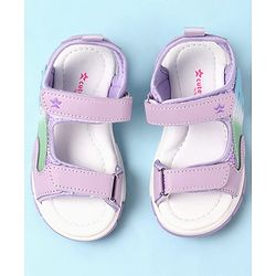 Cute Walk by Babyhug Velcro Closure Sandals - Purple