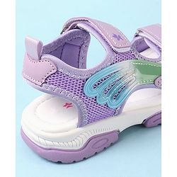Cute Walk by Babyhug Velcro Closure Sandals - Purple