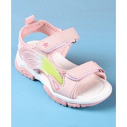 Cute Walk by Babyhug Velcro Closure Sandals - Purple