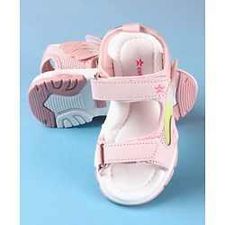 Cute Walk by Babyhug Velcro Closure Sandals - Purple