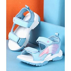 Cute Walk by Babyhug Velcro Closure Sandals - Purple