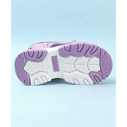 Cute Walk by Babyhug Velcro Closure Sandals with Abstract Print - Purple