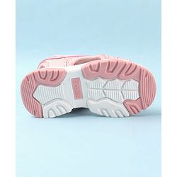 Cute Walk by Babyhug Velcro Closure Sandals with Abstract Print - Purple