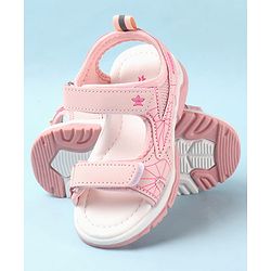 Cute Walk by Babyhug Velcro Closure Sandals with Abstract Print - Purple