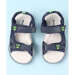 Cute Walk by Babyhug Velcro Closure Sandals with Star Applique - Purple