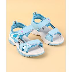 Cute Walk by Babyhug Velcro Closure Sandal With Colour Block - Navy Blue