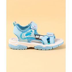 Cute Walk by Babyhug Velcro Closure Sandal With Colour Block - Navy Blue