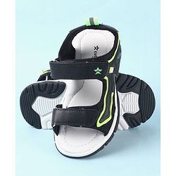 Cute Walk by Babyhug Velcro Closure Sandals - Black