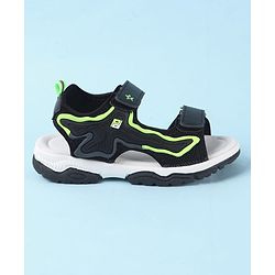 Cute Walk by Babyhug Velcro Closure Sandals - Black