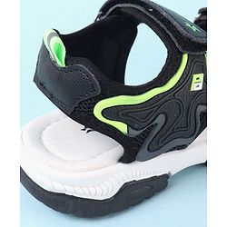 Cute Walk by Babyhug Velcro Closure Sandals - Black