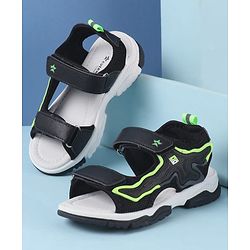 Cute Walk by Babyhug Velcro Closure Sandals - Black