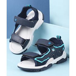 Cute Walk by Babyhug Velcro Closure Sandals - Black