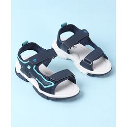 Cute Walk by Babyhug Velcro Closure Sandals - Black