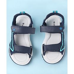 Cute Walk by Babyhug Velcro Closure Sandals - Black
