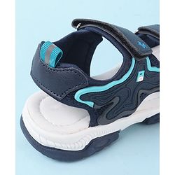 Cute Walk by Babyhug Velcro Closure Sandals - Black
