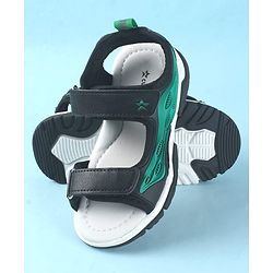 Cute Walk by Babyhug Velcro Closure Sandals - Black