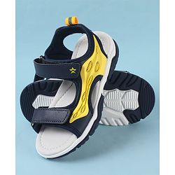 Cute Walk by Babyhug Velcro Closure Sandals - Black