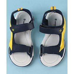 Cute Walk by Babyhug Velcro Closure Sandals - Black