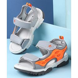 Cute Walk by Babyhug Velcro Closure Sandals - Black