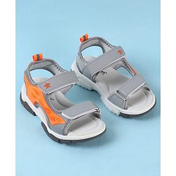 Cute Walk by Babyhug Velcro Closure Sandals - Black