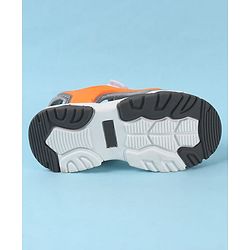 Cute Walk by Babyhug Velcro Closure Sandals - Black