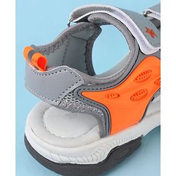 Cute Walk by Babyhug Velcro Closure Sandals - Black