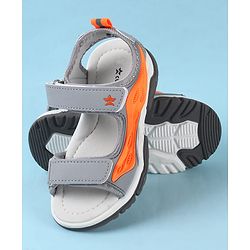 Cute Walk by Babyhug Velcro Closure Sandals - Black