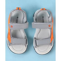 Cute Walk by Babyhug Velcro Closure Sandals - Black