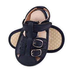 Cute Walk by Babyhug Booties with Velcro Closure - Beige