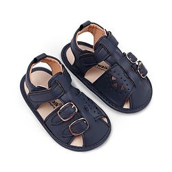Cute Walk by Babyhug Booties with Velcro Closure - Beige