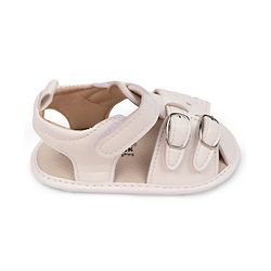 Cute Walk by Babyhug Booties with Velcro Closure - Beige